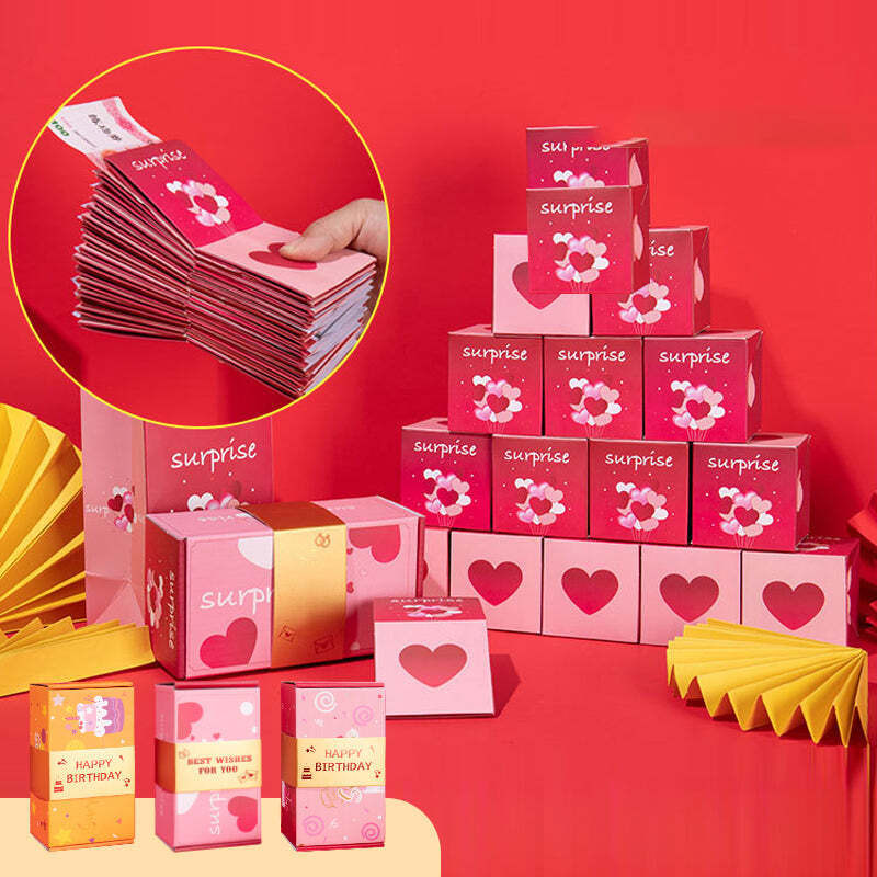 ATM Surprise Money Bounce Box – Folding Jumping Gift Box Birthday Party Surprise