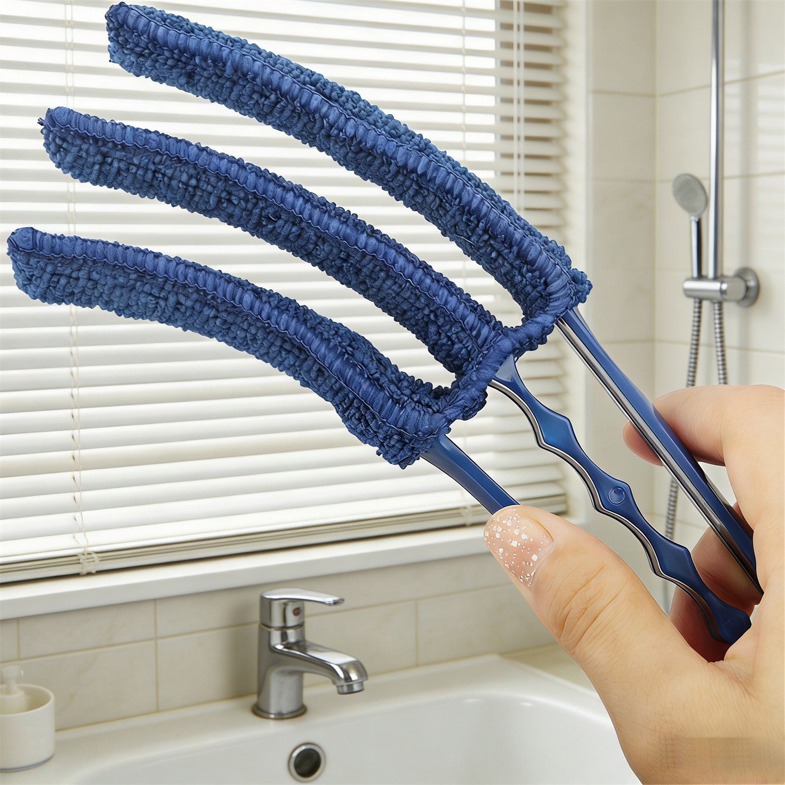 1/3/5PCS Window Blind Cleaner Brush – Microfiber Venetian Blinds Dust Cleaner Tool