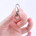100PCS Gold Swivel Lobster Clasps – Metal Trigger Snap Hooks for Keychains, Bags and DIY Crafts
