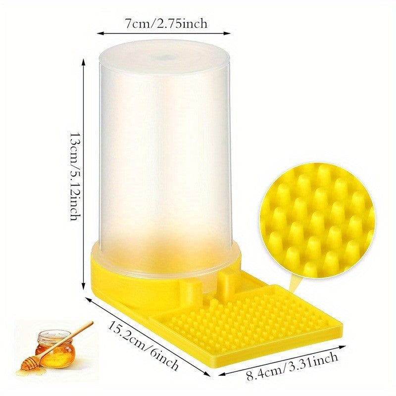 Bee feeder size 7 x 13cm, base 15.2 x 8.4cm
