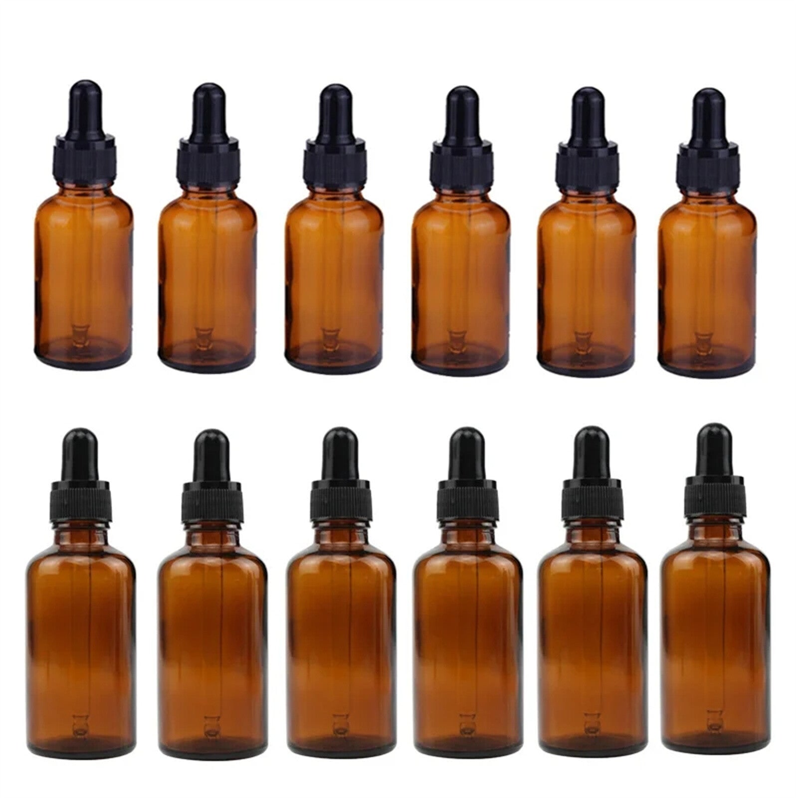 30ml Amber Glass Dropper Bottles | Essential Oil Pipette Reagent Eye Drop Bottle