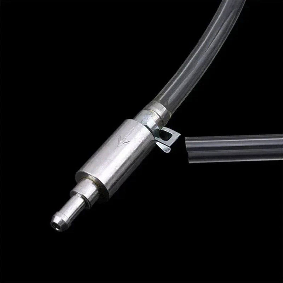 2PCS Brake Bleeder HoseHydraulic Brake Bleed Hose One Way Check Valve Tube AU