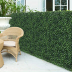 4PCS Artificial Plant Wall Panels 60x40cm - Fake Grass Hedge Vertical Garden Ivy Mat