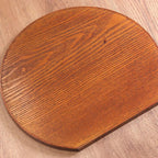 2PCS Semi-Circular Wooden Serving Pallets