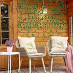 12PCS 2M Artificial Ivy Vine Garland - Fake Hanging Green Leaf Plant for Party Home Decor