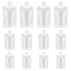 50PCS Reusable Travel Sample Pouches – Empty Plastic Bags for Makeup, Lotion, Shampoo and Liquid Toiletries