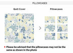 Pillowcase patterns may differ from the quilt cover