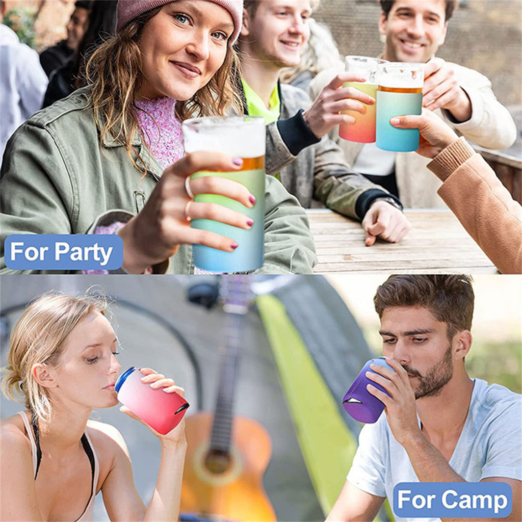 8-32PCS Slim Can Cooler Sleeves Neoprene Drink Can Cup Covers Assorted Colours