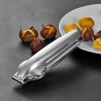2 Pack Stainless Steel Chestnut Cutter Nut Cracker – Easy Walnut and Chestnut Opener Tool