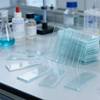 50pcs Microscope Glass Slides with 100pcs 5ml Plastic Pipettes | Lab Sample Kit