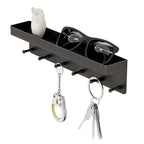 2 Pack Wall Mounted Key Rack Hanger – Modern Key and Coat Holder Organizer for Entryway, Bags and Accessories