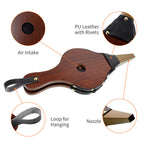 Fireplace Bellows Wooden Air Blower with Cast Nozzle - Hand Bellow Pump Fire Tool in S M L