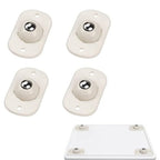 20pcs Mini Swivel Caster Wheels | 360° Self Adhesive Rolling Wheels for Storage Boxes