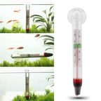 5PCS Aquarium Thermometer Glass Fish Tank Temperature Meter with Suction Cup