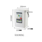 2 Pack Wall Mounted Mini Trash Can with Lid – Hanging Plastic Waste Bin for Kitchen and Bathroom