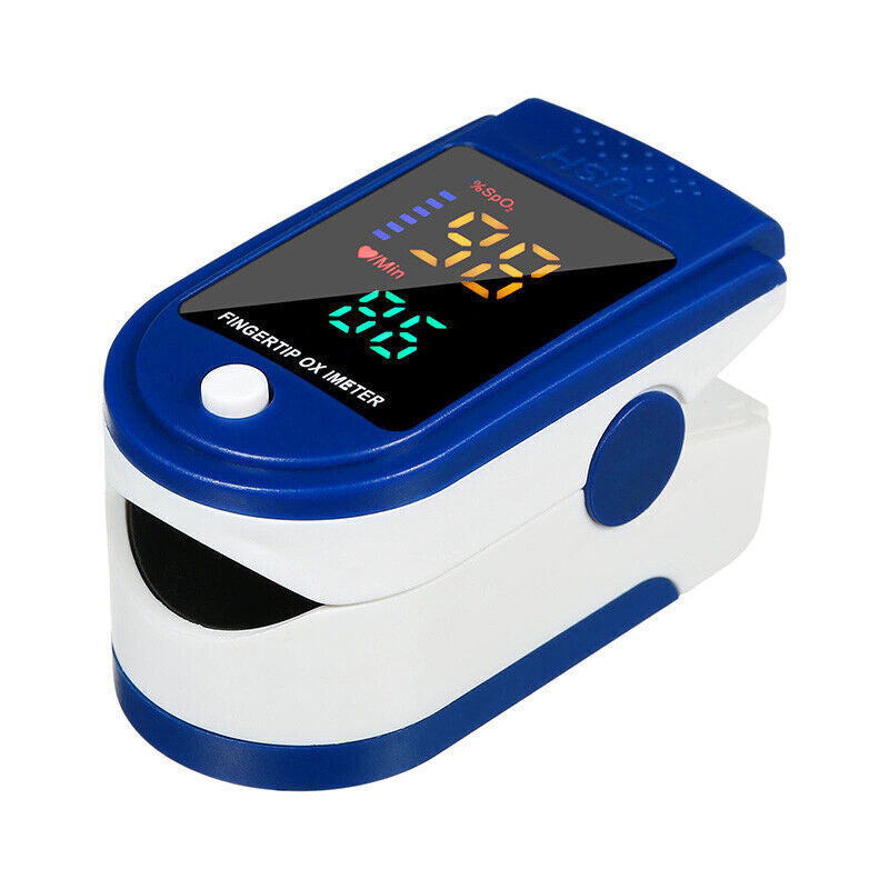 Fingertip Pulse Oximeter – Blood Oxygen Saturation (SpO2) & Heart Rate Monitor