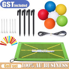 Golf Training Mat for Swing Detection Batting Portable Practice Rug Hitting Aid