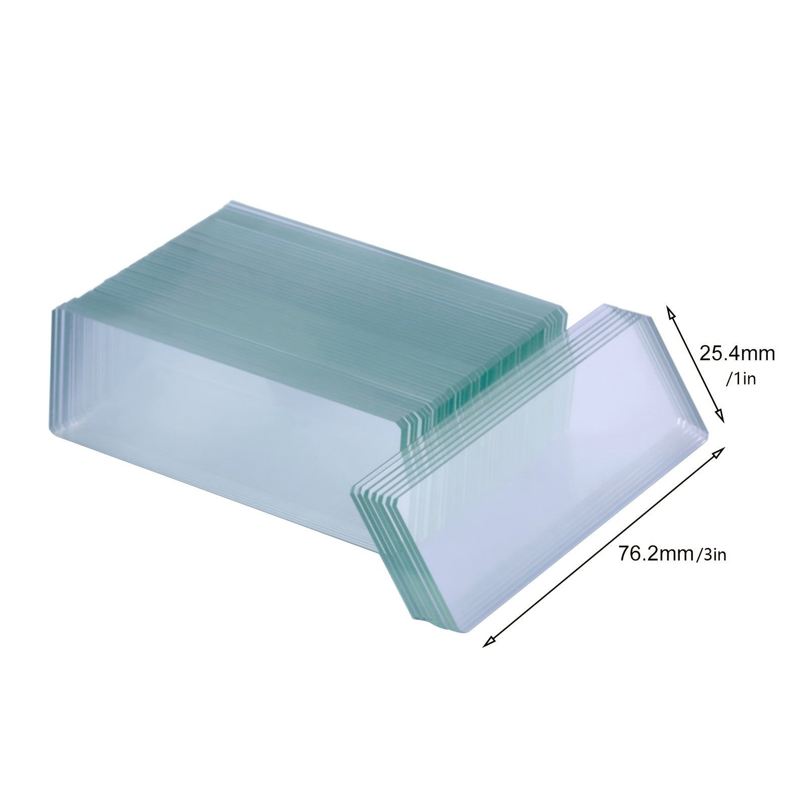 50pcs Microscope Glass Slides with 100pcs 5ml Plastic Pipettes | Lab Sample Kit
