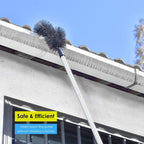 2PCS Gutter Cleaning Brush with Extendable Pole 208cm – Roof Gutter Cleaning Tool