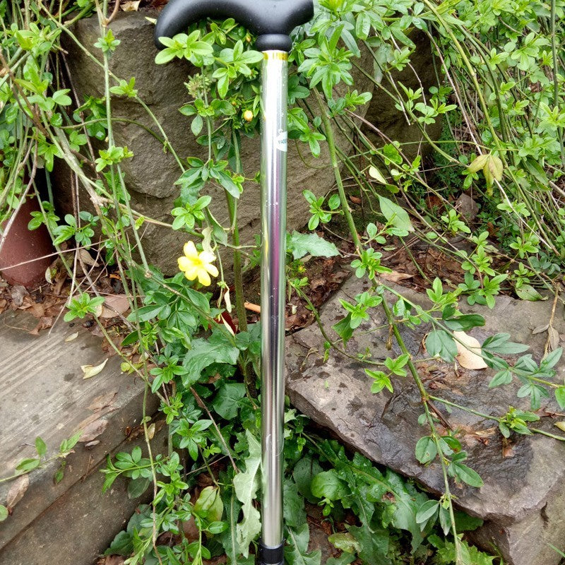 Adjustable Aluminium Walking Stick Retractable Travel Cane Lightweight Portable Mobility Aid
