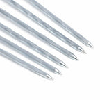 120pcs Stainless Steel BBQ Skewers 31cm | Flat Metal Kebab Sticks with Wooden Handle