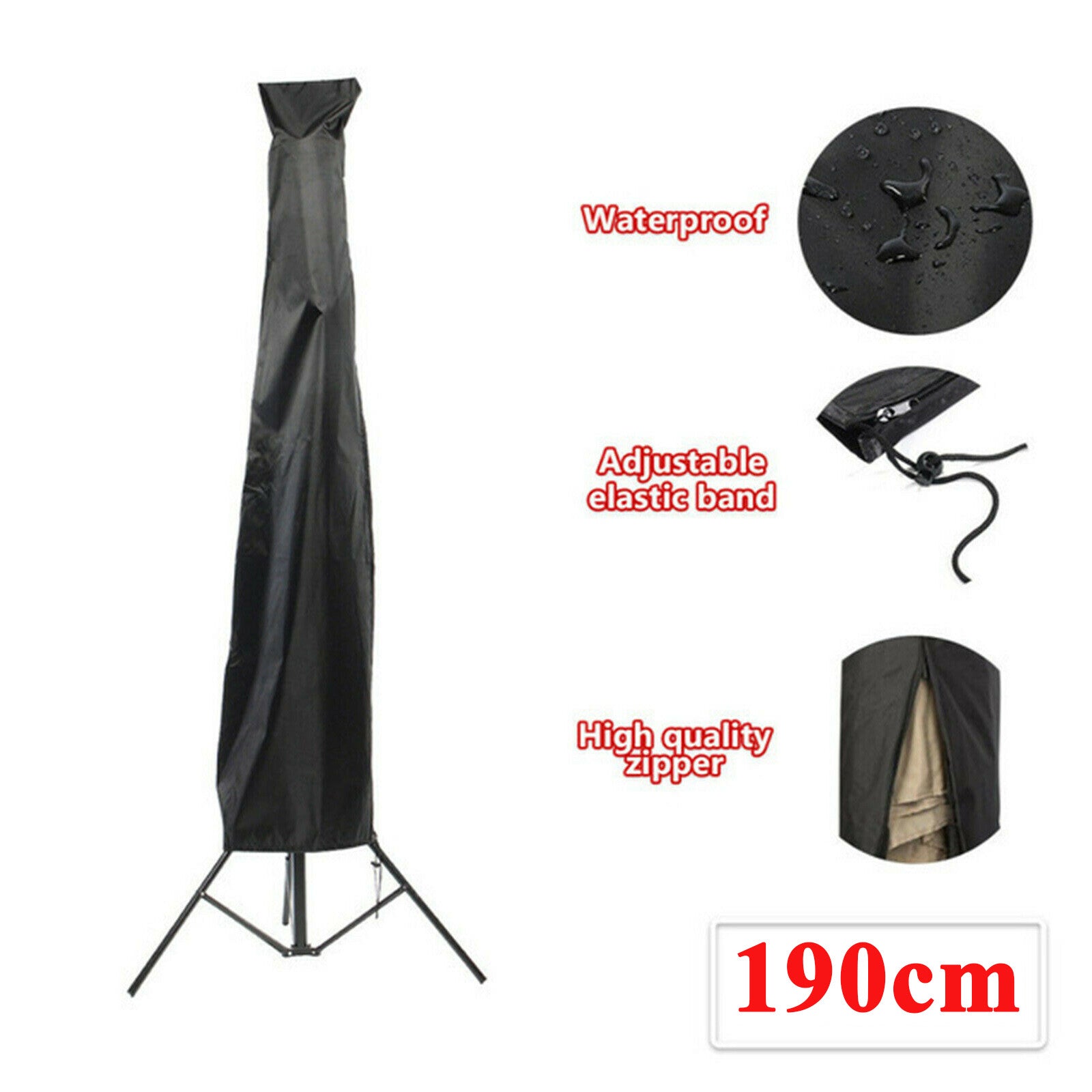 Heavy Duty Cantilever Parasol Cover for Outdoor Banana Umbrella – Waterproof UV Protective Patio Shield