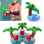 Inflatable Pool Drink Holder – Floating Cup Can Beer Holder for Pool, Beach & Bath Party