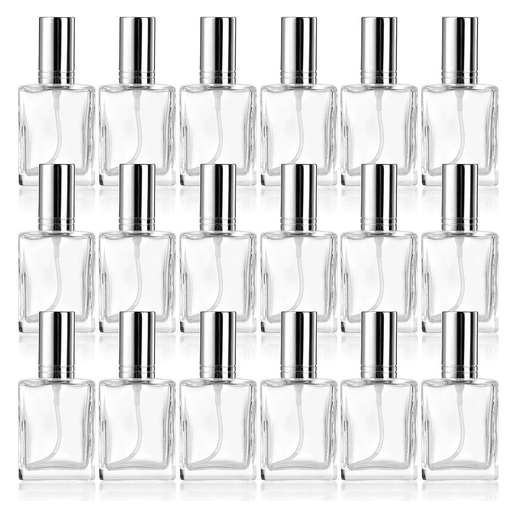 100ML Refillable Perfume Atomizer Empty Glass Spray Bottle Flat Cosmetic Container