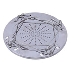 Stainless steel toast rack folded flat