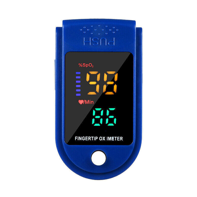 Fingertip Pulse Oximeter – Blood Oxygen Saturation (SpO2) & Heart Rate Monitor