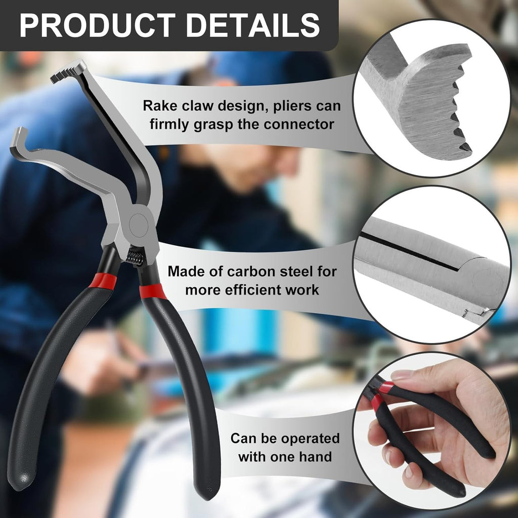 2pcs Electrical Connector Disconnect Pliers | Automotive Plug Removal Tool