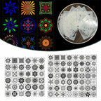72PCS Mandala Painting Stencils DIY Drawing Templates Craft Scrapbooking Tool