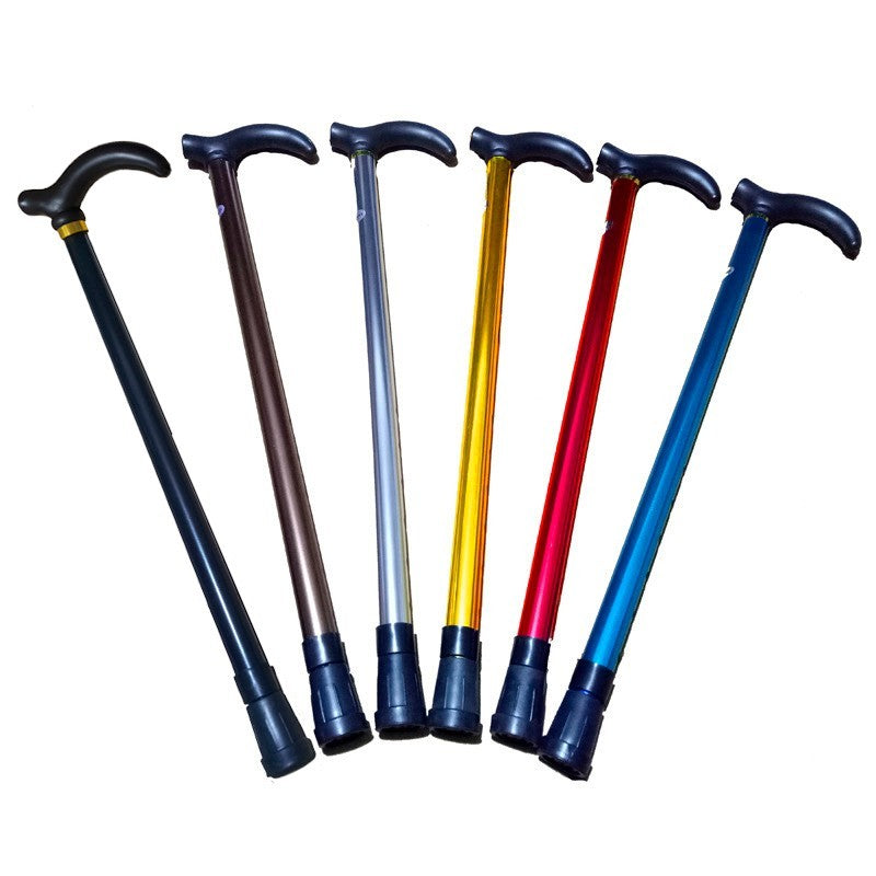 Adjustable Aluminium Walking Stick Retractable Travel Cane Lightweight Portable Mobility Aid