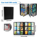 Card binder size 30.6 x 25cm, holds 360 cards