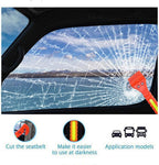 5pcs Car Emergency Escape Hammer | Seat Belt Cutter & Window Glass Breaker Tool