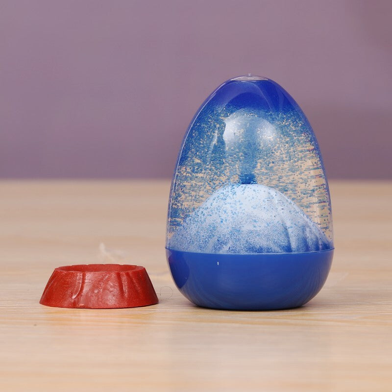 2PCS Volcano Liquid Hourglass Sensory Timer Calming Sandglass Desktop Decor