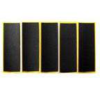 50PCS Fingerboard Foam Grip Tape Sheets – Black Professional Grip Tape for Mini Skateboards 38x110mm