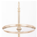 2 Tier Gold Mirror Cake Stand for Wedding, Birthday & Dessert Display