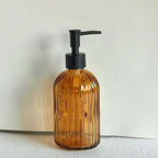 2PCS 400ml Clear Pump Bottles Refillable Soap Shampoo Conditioner Dispensers