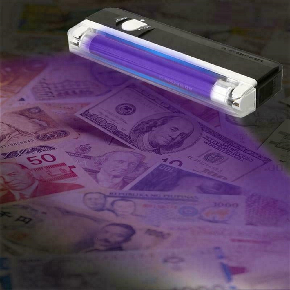 Portable UV Black Light Torch – LED Handheld Blacklight Money Detector