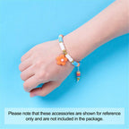 4300PCS Polymer Clay Beads Kit DIY Bracelet Jewelry Making Beads Set