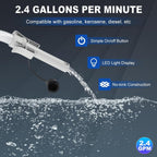 Battery Powered Fuel Transfer Pump Auto-Stop Liquid Transfer Pump for Diesel Petrol