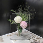 Acrylic Photo Picture Frame Vase for Centerpieces,Cute Bud Vase,Flower Vaser