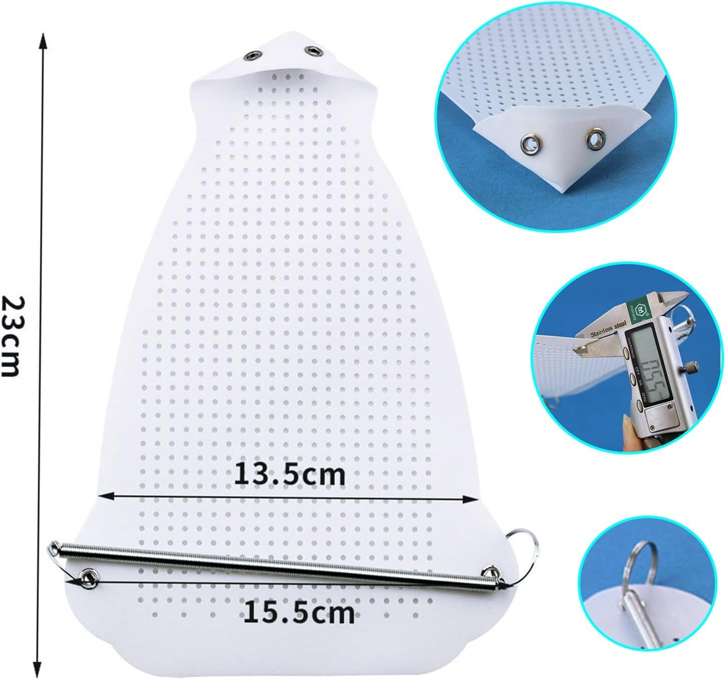 2 Pack Iron Shoe Covers for Electric Irons – Heat Resistant Non Stick Sole Plate Protector