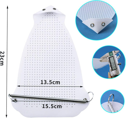 2 Pack Iron Shoe Covers for Electric Irons – Heat Resistant Non Stick Sole Plate Protector