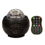 Galaxy Star Projector Night Light LED Ocean Wave Lamp Bluetooth Music Remote Control