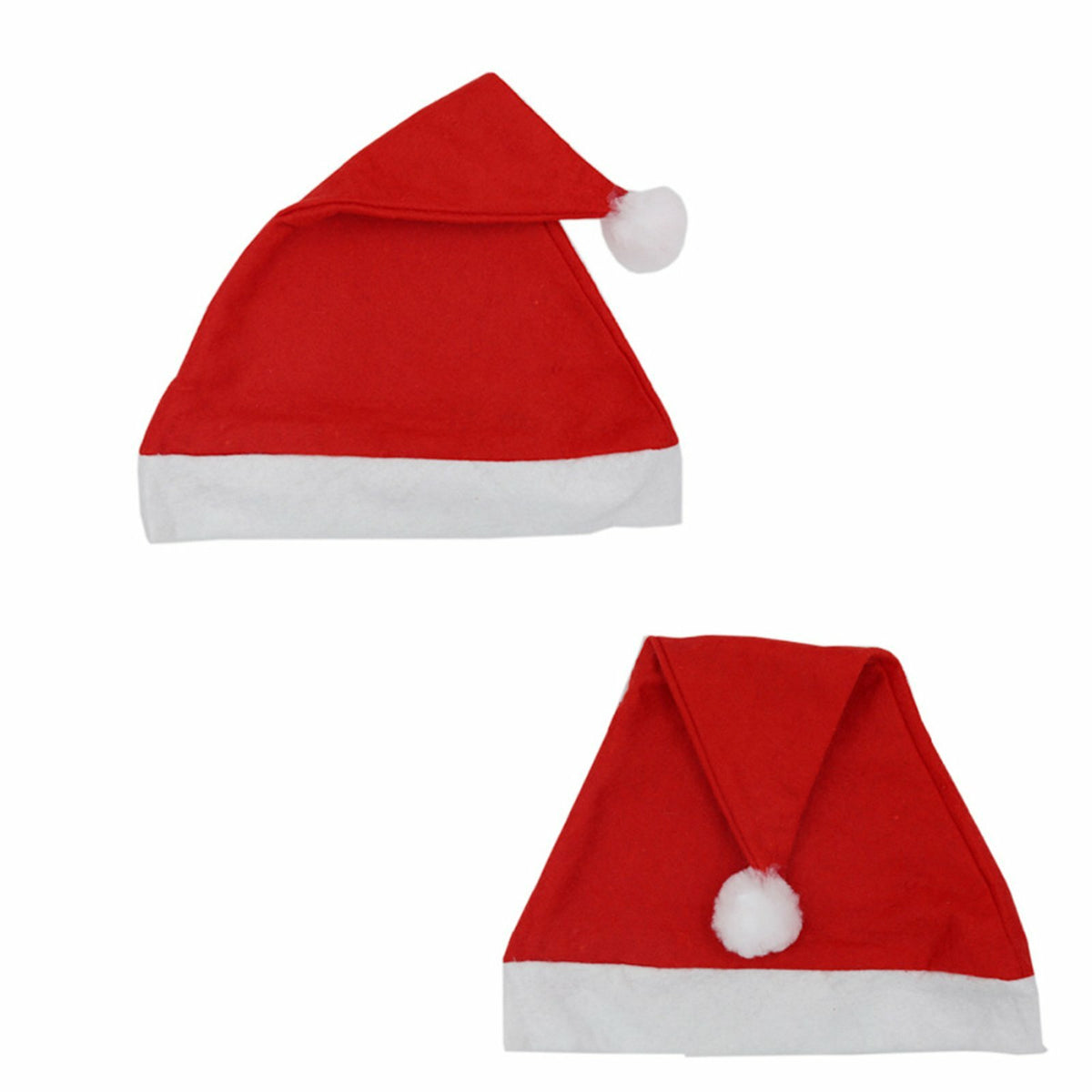 Christmas hat side profile view