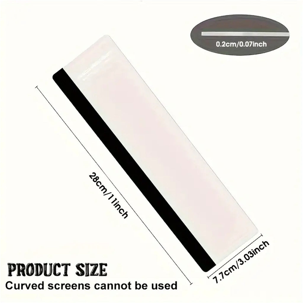 4pcs Acrylic Computer Monitor Right Side Memo Board, for Sticking Notes, Memos