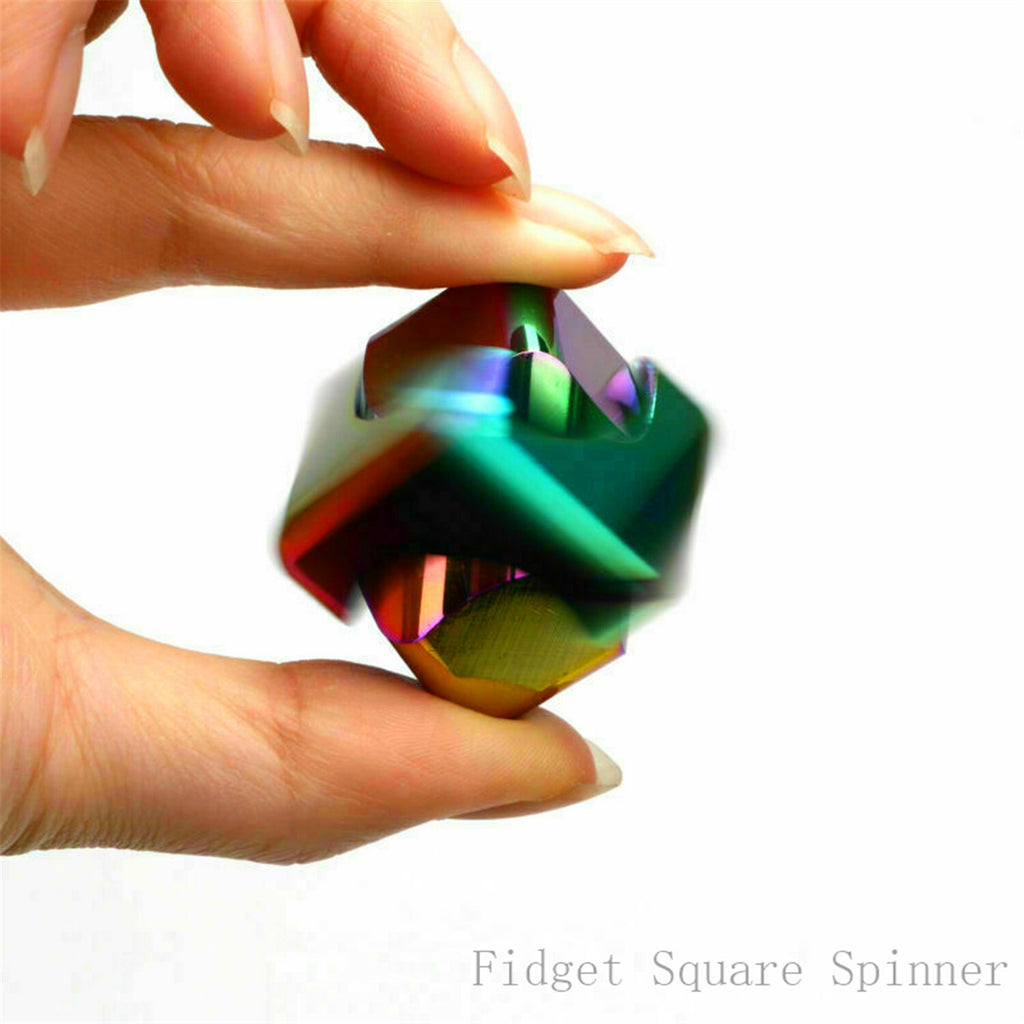 Green and red sheen on the fidget cube