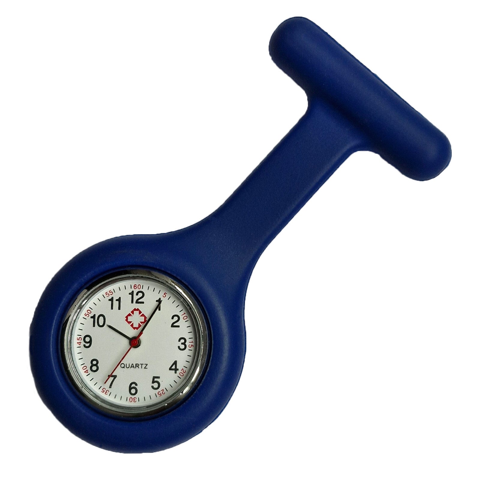 Silicone Nurse Fob Watch – Clip-On Brooch Medical Pocket Quartz Watch